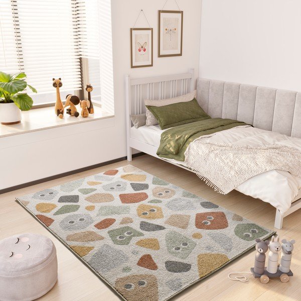 Kreminės spalvos vaikiškas kilimas 120x170 cm Beats – Universal-image-1