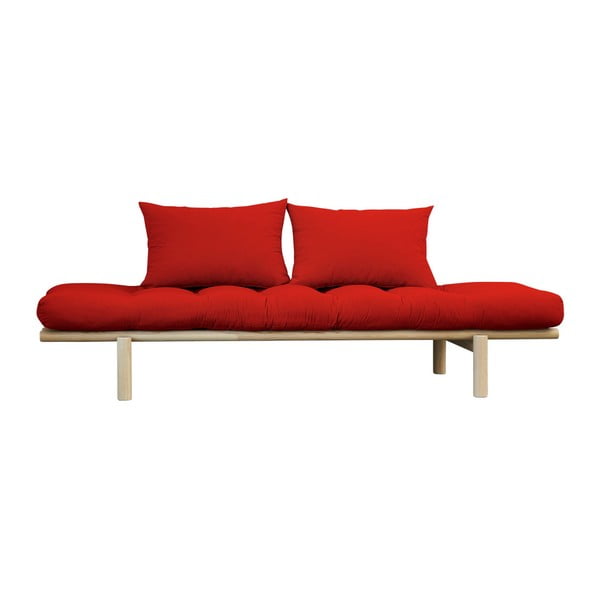 Sofa "Karup Pace Natural/Red