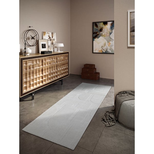 Rankų darbo iš vilnos kilimas kreminės spalvos 80x250 cm Alexis – Villeroy&Boch-image-1