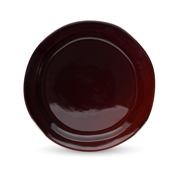 Bordo spalvos iš akmens masės lėkštė ø 27,5 cm Manon – S|P Collection