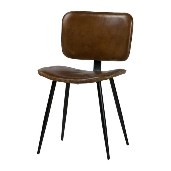 Valgomojo kėdė su ruda odine sėdyne "De Eekhoorn Range