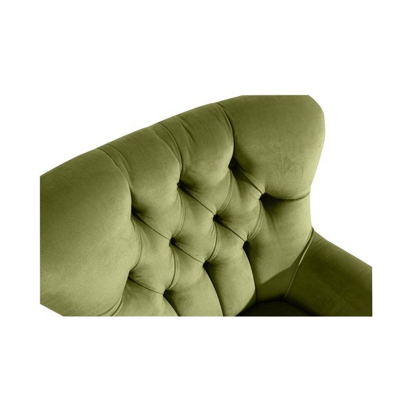 Žalias "Max Winzer Brandon Suede" fotelis-image-1
