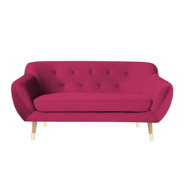 Rožinė dvivietė sofa Mazzini Sofos Amelie