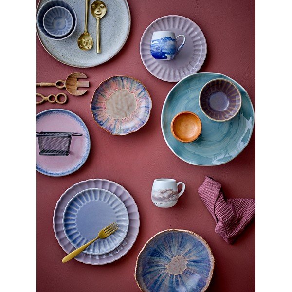 Tamsiai violetinės spalvos iš akmens masės mažas dubuo 400 ml Latina – Bloomingville-image-4