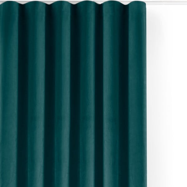 Iš velveto pritemdymas (dalinis užtemimas) užuolaida smaragdinės spalvos 140x250 cm Velto – Filumi