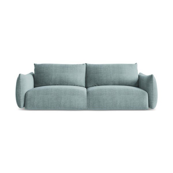 Mėlynos spalvos sulankstoma sofa 230 cm Leila – Makamii
