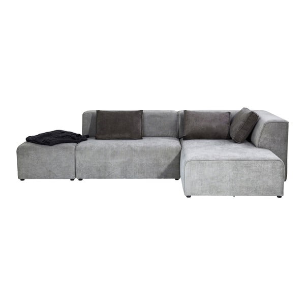Tamsiai pilka sofa su atramomis kojoms Kare Design Infinity