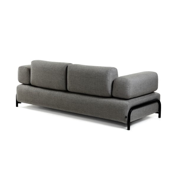 Tamsiai pilka sofa su porankiais Kave Home Compo-image-4