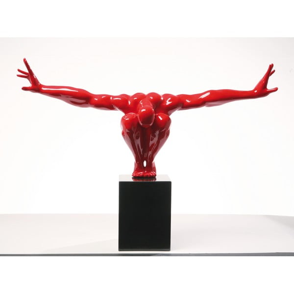 Raudona dekoratyvinė statulėlė Kare Design Athlete, 75 x 52 cm-image-3