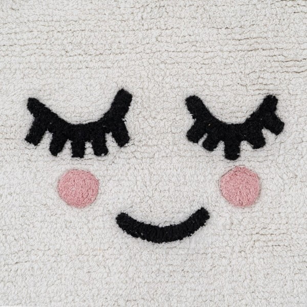 Iš medvilnės vaikiškas kilimas baltos spalvos 60x100 cm Cloud – Ixia-image-2