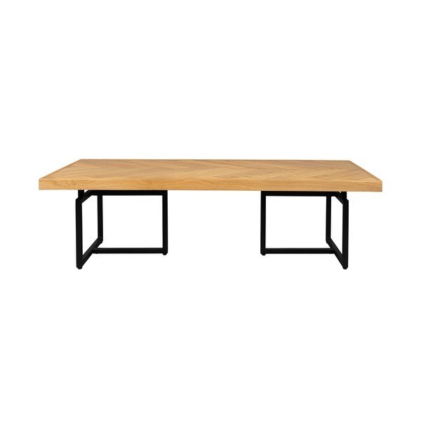 Kavos staliukas natūralios spalvos su akacijos dekoru 60x120 cm Class – Dutchbone