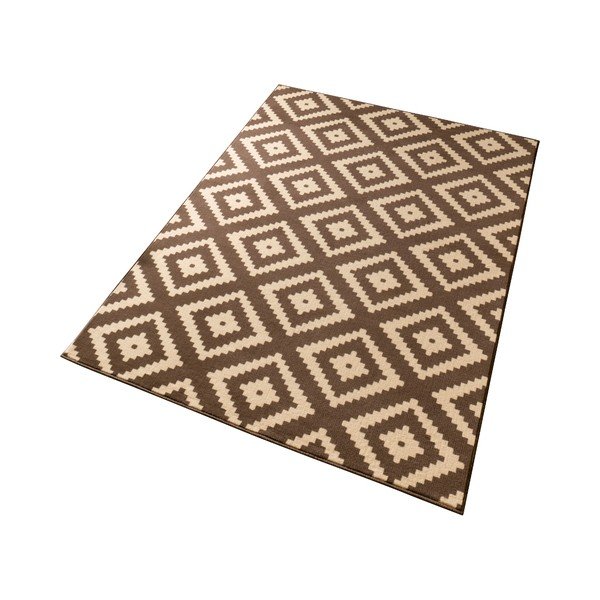 Kilimas rudos spalvos 200x290 cm Diamond – Hanse Home-image-3