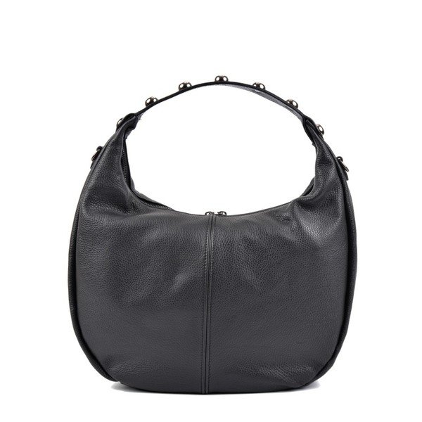 Juoda odinė rankinė Roberta M Hobo-image-3
