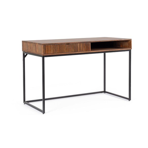 Iš mango medžio paviršiaus rašomasis stalas 60x120 cm Tadita – Bizzotto