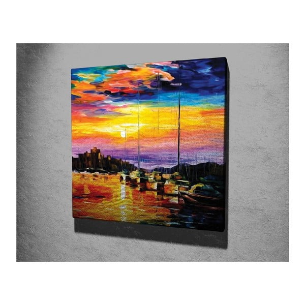 Sieninė reprodukcija ant drobės Leonid Afremov, 45 x 45 cm-image-1