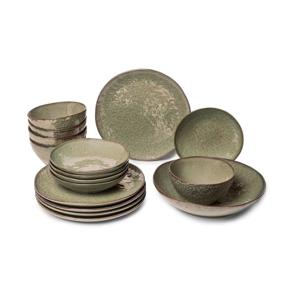 Indų rinkiniai iš molio 16 vnt. Nephrite – Bonami Selection-image-2