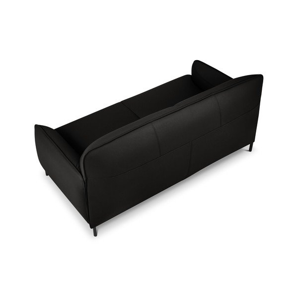 Juoda odinė sofa Windsor & Co Sofas Neso, 175 x 90 cm-image-3