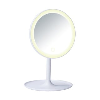 Baltas kosmetinis veidrodis su LED apšvietimu Wenko Turro