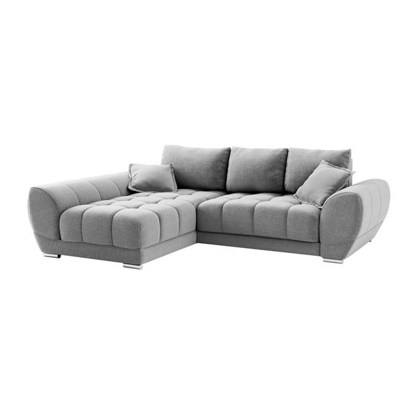 Šviesiai pilka "Windsor & Co Sofas Cloudlet" sofa-lova, kairysis kampas
