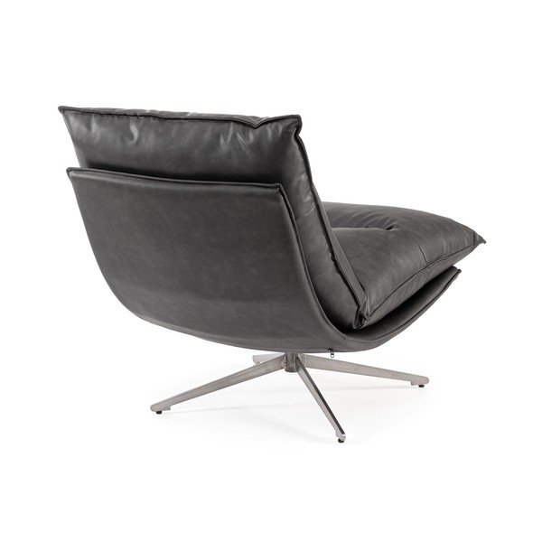 Tamsiai pilkos spalvos krėslas su sandėliavimo dėže iš dirbtinės odos Alanez – Bizzotto-image-4