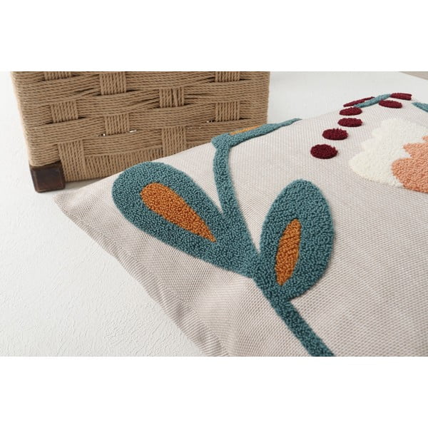 Iš lino dekoratyvinė pagalvėlė 43x43 cm Fresya – Mioli Decor-image-4