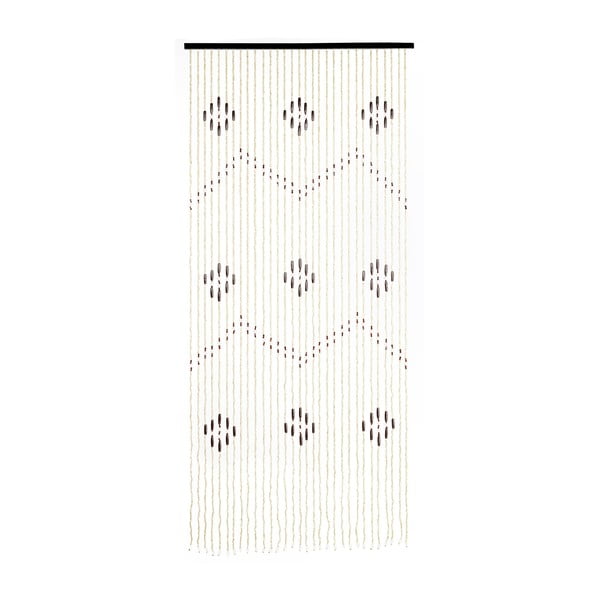 Natūralios spalvos iš bambukinė užuolaida durims 90x200 cm – Maximex