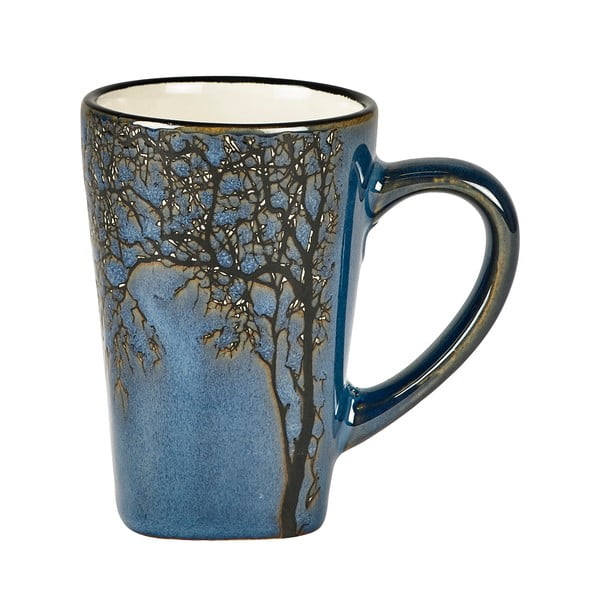 Iš akmens masės puodeliai mėlynos spalvos 4 vnt. espreso 100 ml Hela – Villa Collection