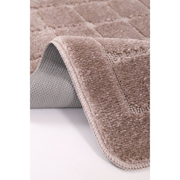 Rudos spalvos vonios kilimėliai 2 vnt. 50x80 cm Kareli – Foutastic-image-3
