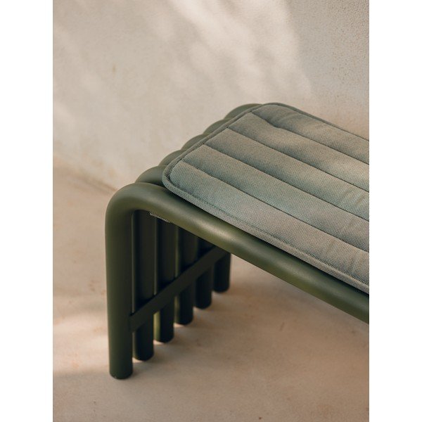 Žalios spalvos metalinis sodo suoliukas Nokk – noo.ma-image-2