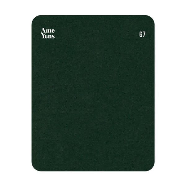 Sofa tamsiai žalios spalvos iš velveto 200 cm Karoto – Ame Yens-image-4