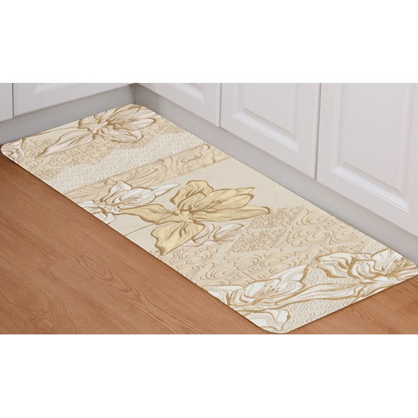 Skalbiamas kilimas smėlio spalvos 58x190 cm Sandy – Oyo Concept-image-4