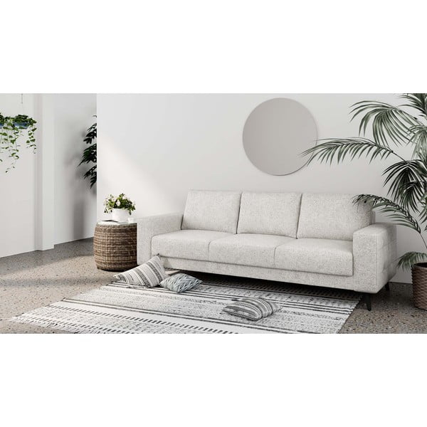 Sofa kreminės spalvos 233 cm Fynn – Ghado-image-4