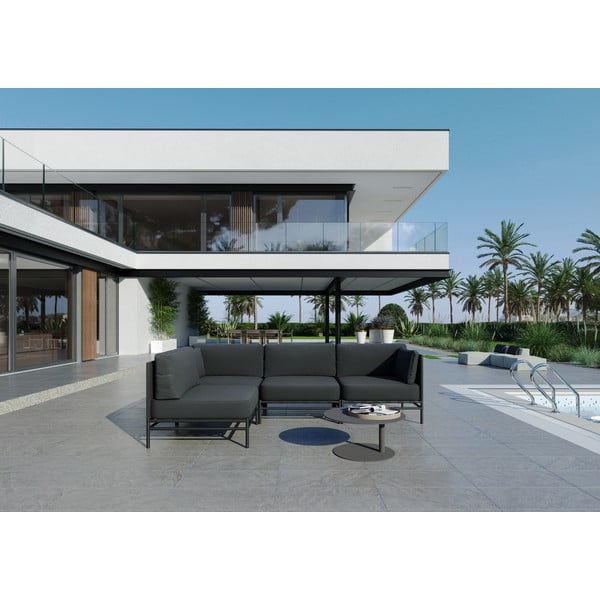 Sodo modulinė sofa tamsiai pilkos spalvos 234 cm Dandy – Sit Sit-image-4