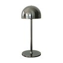 Tamsiai pilkos spalvos stalinis šviestuvas LED su nuotolinio valdymo funkcija (aukštis 30 cm) su metaliniu gaubtu Tim – Sirius