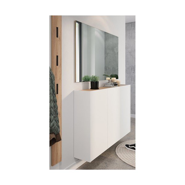 Koridoriaus baldas baltos spalvos/natūralios spalvos iš ąžuolo Libbiano – Germania-image-1