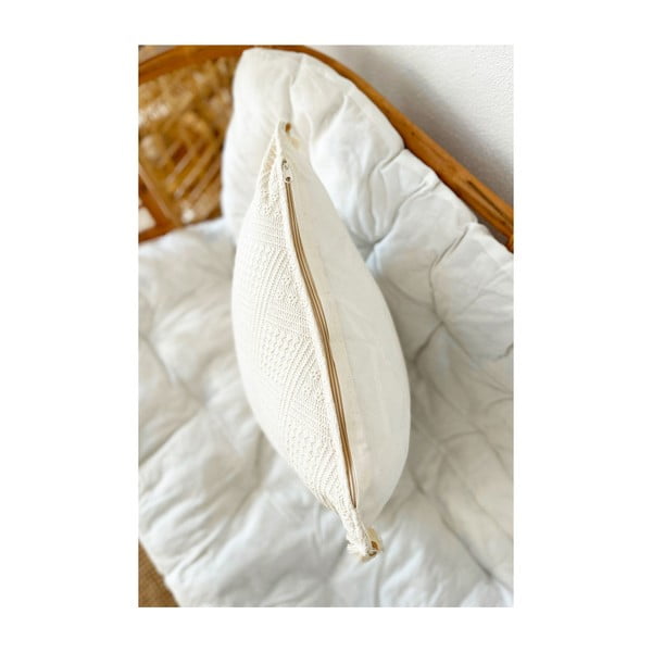4 užvalkalų rinkinio užvalkalai iš organinės medvilnės 43x43 cm Natural - Mila Home-image-2