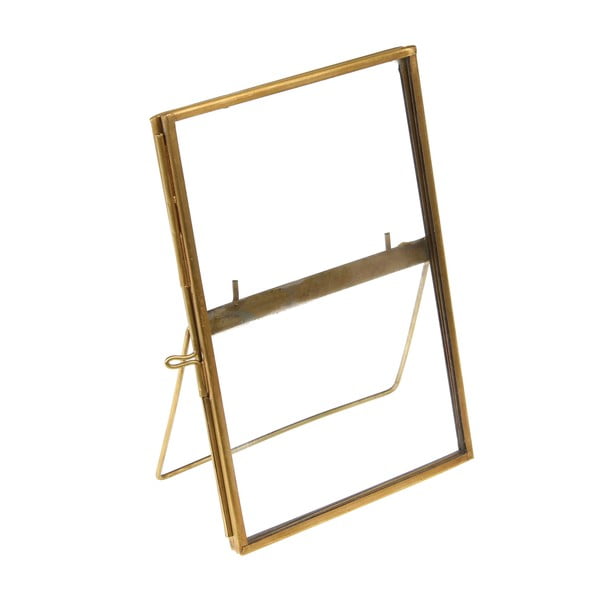Iš metalo pastatomas rėmas auksinės spalvos 10x15 cm – Rex London-image-3
