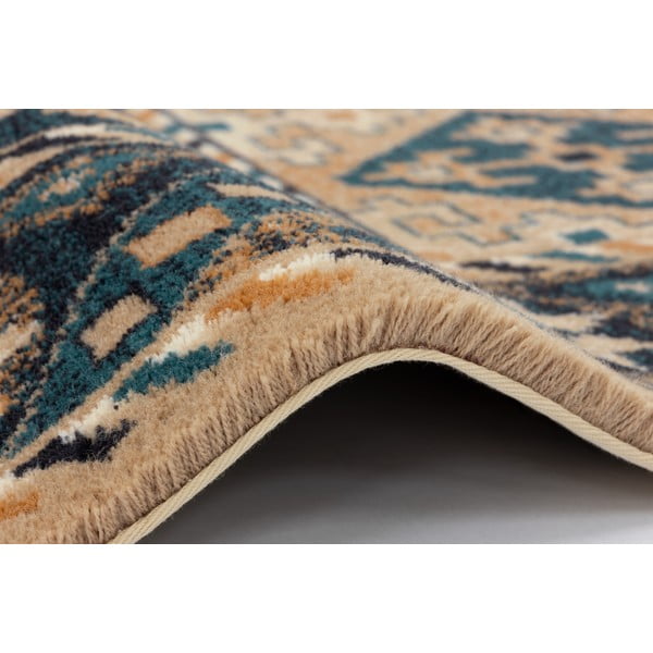 Kilimas iš vilnos rudos spalvos 133x190 cm Astrid – Agnella-image-1