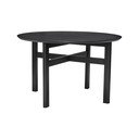 Apvalios formos valgomojo stalas juodos spalvos ø 120 cm Fjord – Hübsch