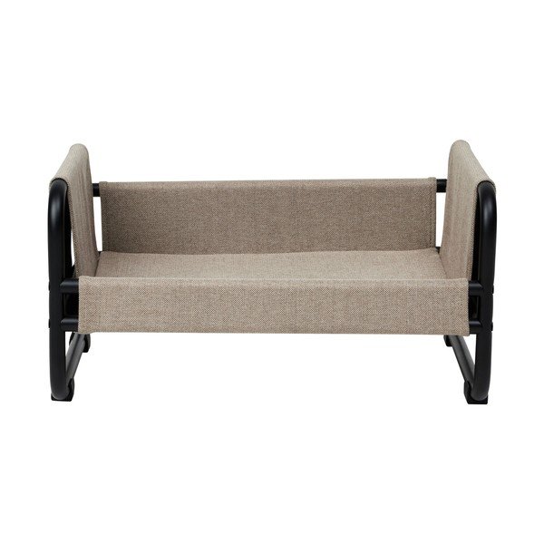 Juodos spalvos/smėlio spalvos iš plieno augintinio guolis šuniui 52x40 cm Milo – OYOY Living Design