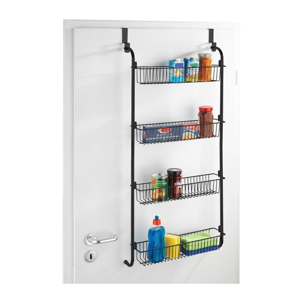 Juodas pakabinamas virtuvės organizatorius Wenko-image-1