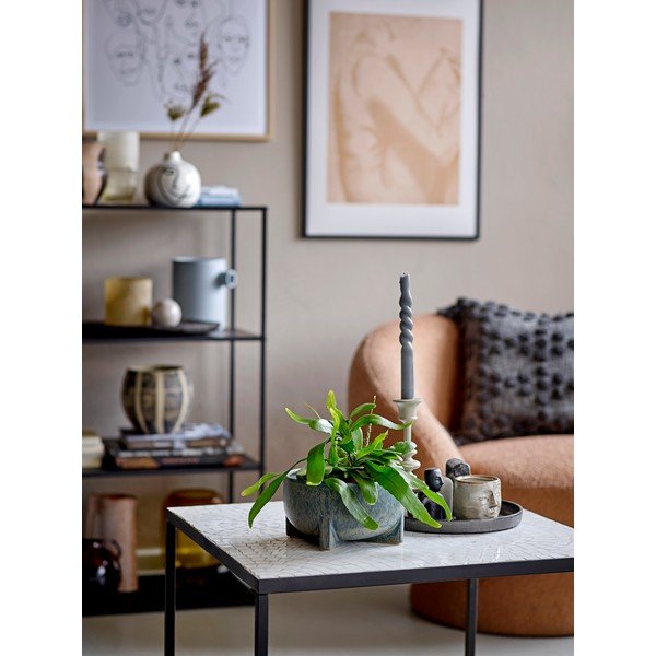 Balta molinė vaza Bloomingville Norma, aukštis 13,5 cm-image-1