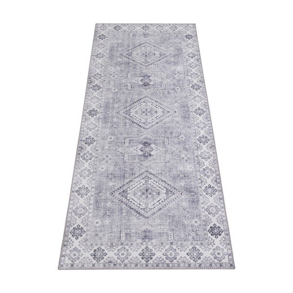 Šviesiai pilkas kilimas Nouristan Gratia, 80 x 200 cm-image-4