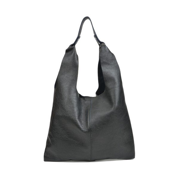 Juoda odinė Sofia Cardoni Hobo rankinė-image-3