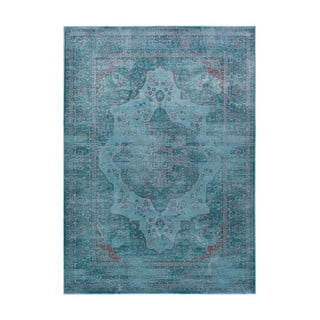 Mėlynas viskozės kilimas Universal Lara Aqua, 120 x 170 cm