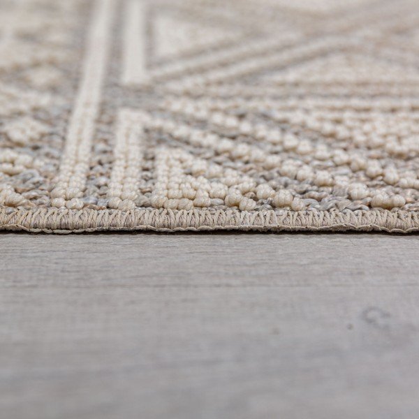 Skalbiamas pilkos spalvos/smėlio spalvos kilimas 58x230 cm Lucia – Flair Rugs-image-2