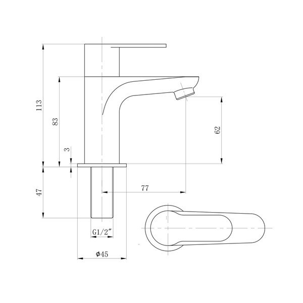 Kriauklei vožtuvas blizgios sidabrinės spalvos Small – Sapho-image-4