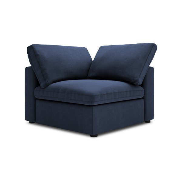 Tamsiai mėlyna apverčiama kampinė modulinės sofos dalis Windsor & Co Sofas Galaxy