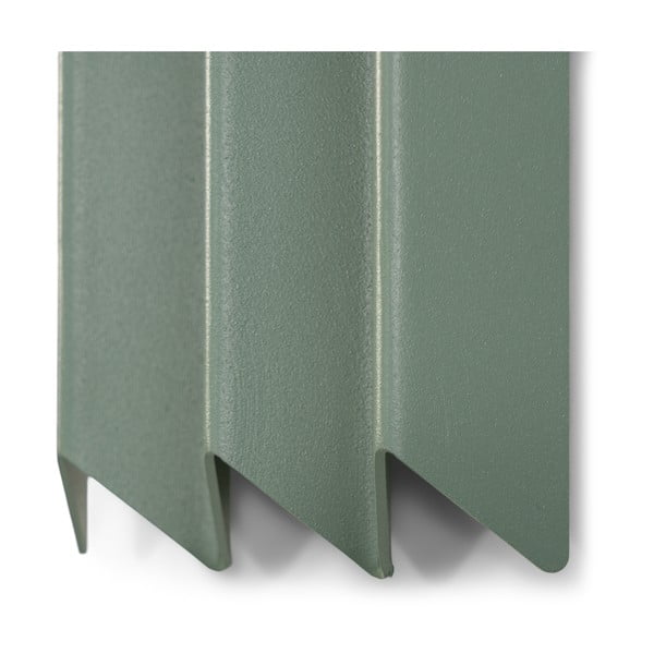 Pilkai žalios spalvos iš metalo sieninė lentyna 13 cm Sensu – Spinder Design-image-4