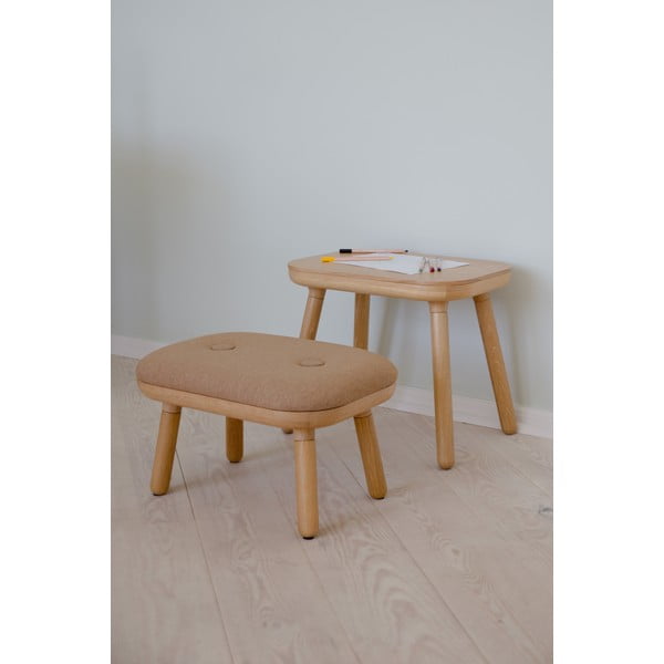 Natūralios spalvos/šviesiai rudos spalvos taburetė Paff Low – UMAGE-image-4